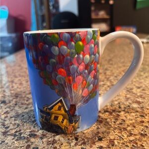Disney Blue Mug with Colorful Balloons